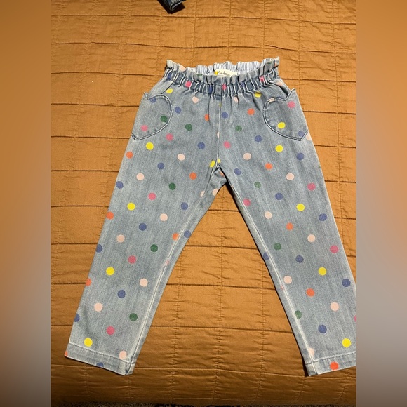 Mini Boden Other - Mini Boden polka dot jeans